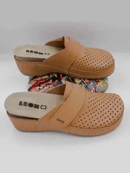 Сабо Leon коричневые