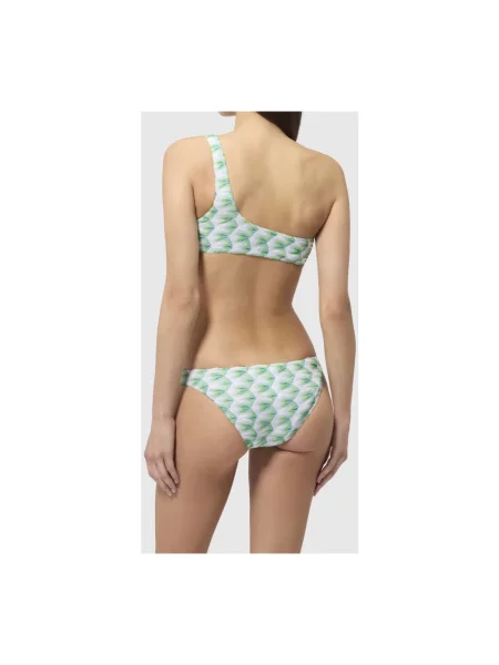 Bikini Missoni na jednym ramieniu zielone