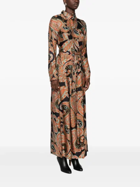 Rochie maxi Connor&blake cu imagine cu model paisley negru