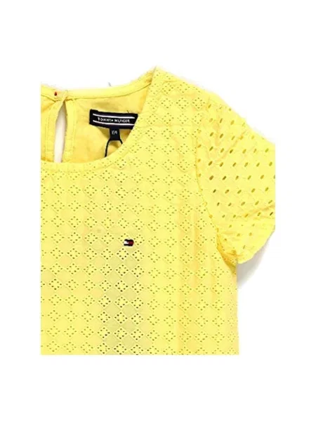 Top copii Tommy Hilfiger galben