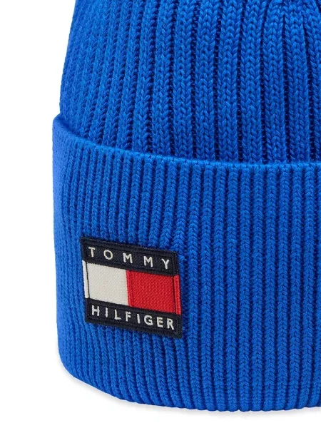 Tommy Hilfiger шапка beanie за деца от синьо