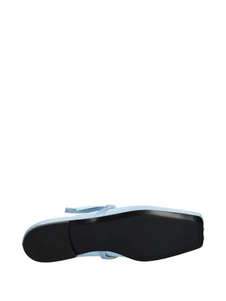 Balerini Kenzo din satin albastru