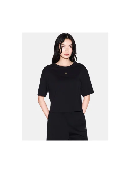 Póló Armani Exchange fekete