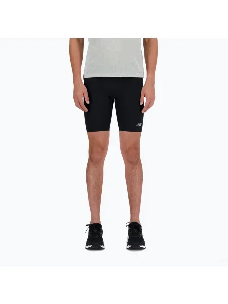 Мъжки къси панталони New Balance Athletics Sleek Run black черно