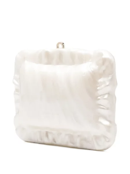 Geanta crossbody Simone Rocha cu perle alb