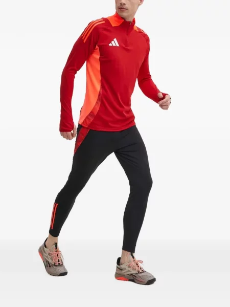 Csíkos tornaterem rövidnadrág Adidas nyomtatás kék