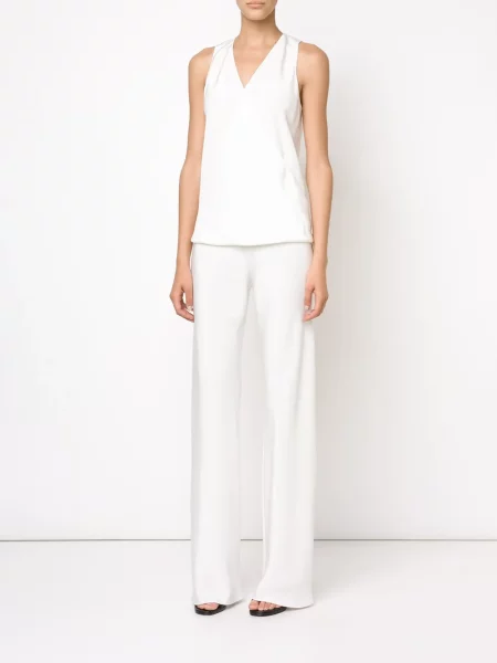Pantaloni Peter Cohen alb