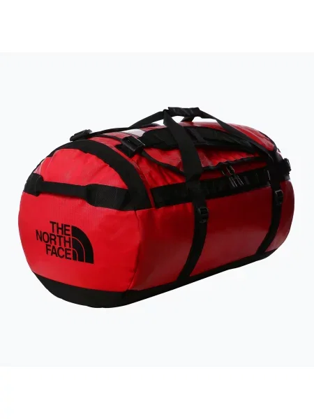 Torba podróżna The North Face Base Camp Duffel L 95 l red/black/npf czerwona