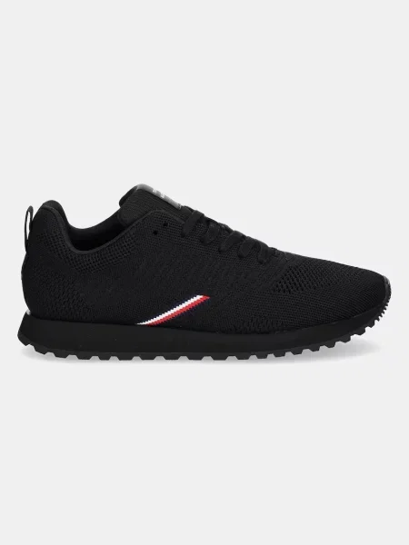 Tenisky Tommy Hilfiger NEW RUNNER EVA CORPO KNIT čierna