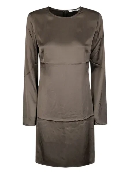 Rochie maxi Samsøe Samsøe lungă de costum verde