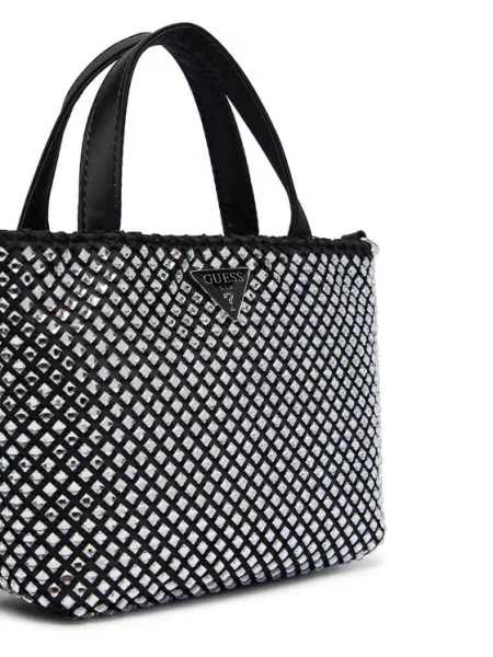 Guess Ročna torba Tasmin Mini črna