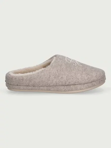Tommy Hilfiger copati TH HOUSE BOOTIE FLANNEL bež
