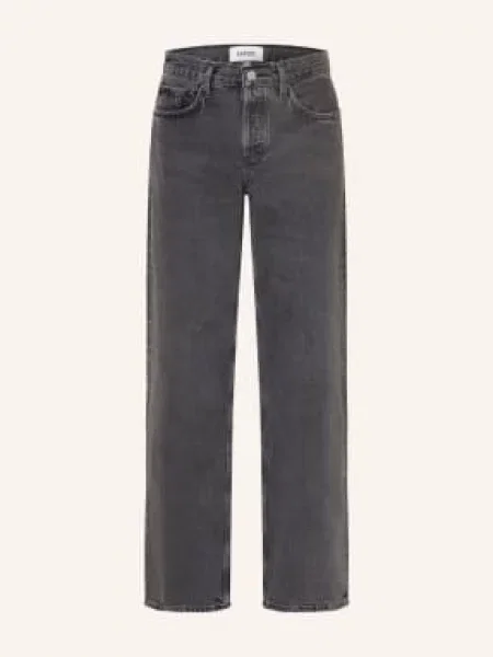 Agolde Proste Dżinsy schwarz