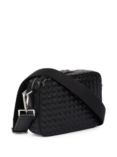 Geantă crossbody Sandro din piele negru