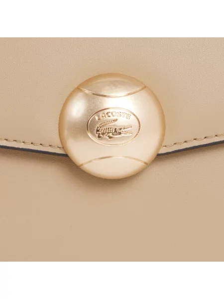 Теннисная сумка Lacoste бежевая