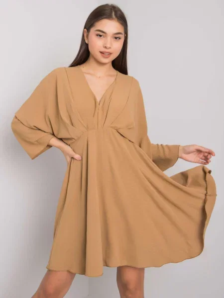 Rochie Fashionhunters de costum bej