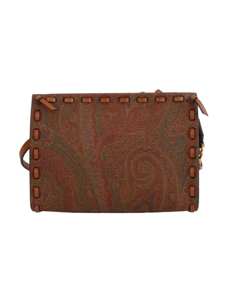 Torebka Etro z wzorem paisley brązowa