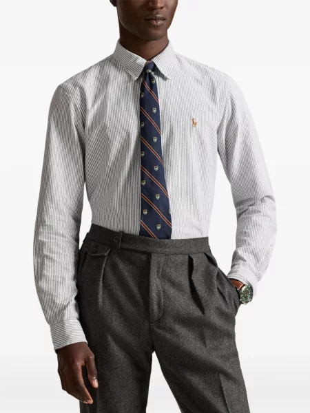 Șapcă Polo Ralph Lauren cu broderie din țesătură twill în carouri albastru