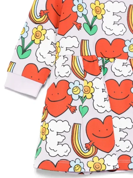 Sukienka dziecięca Stella Mccartney fioletowa