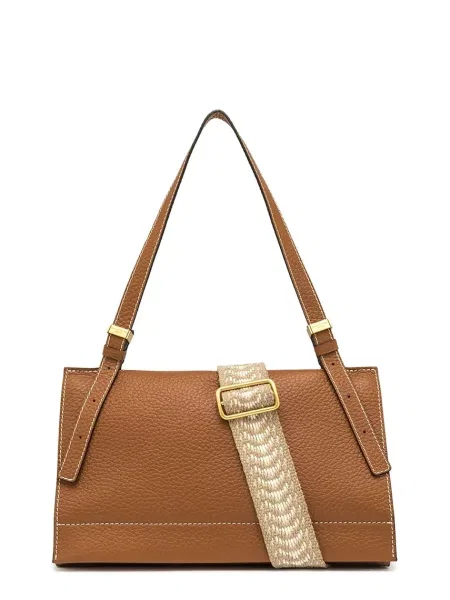 Gianni Chiarini Kožená kabelka NICOLE hnědá