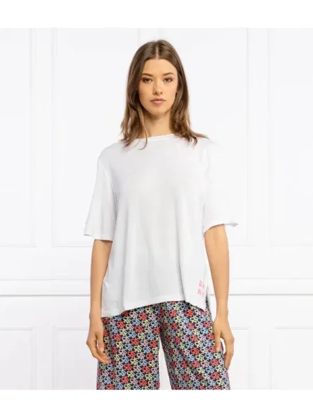 DKNY SLEEPWEAR Top de pijama | Relaxed fit alb