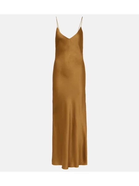 Rochie Blazé Milano din satin galben