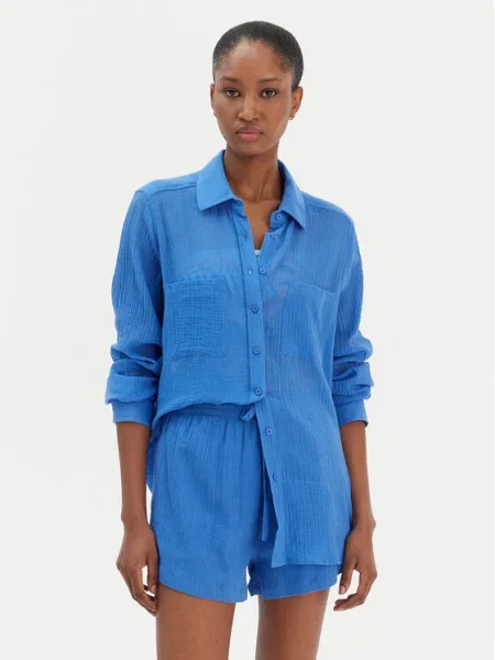 Seafolly Cămașă Breeze albastru