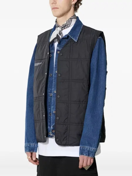 Prošívaná vesta Pangaia černá