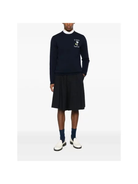 Sweter Mc2 Saint Barth niebieski