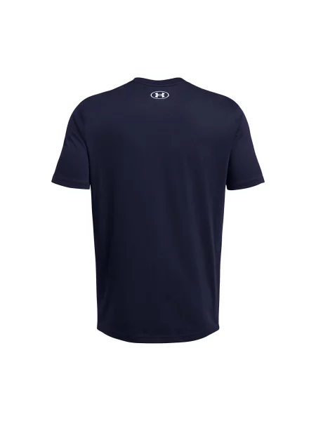 Pánske tréningové tričko Under Armour Sportstyle Logo Update academy/white modrá