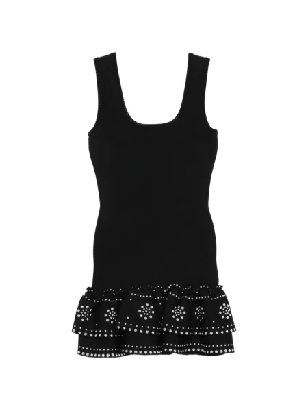 Rochie Sandro cu volane negru