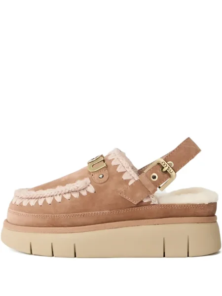 Papuci tip mules Mou maro