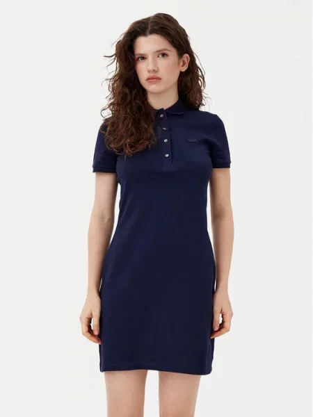 Lacoste Sukienka codzienna Granatowy niebieska