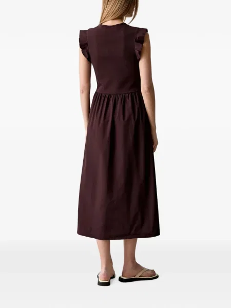Rochie midi Marc O'polo tricotate cu volane violet