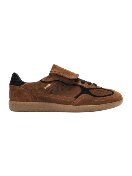 Sneakersy Alohas skórzane brązowe