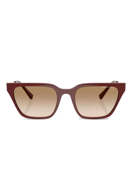 Ochelari de soare pătrați Armani Exchange roșu