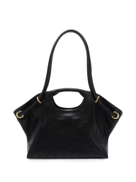 Matlasat geantă shopper Balmain negru
