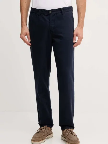 Kalhoty United Colors of Benetton přiléhavé modrá