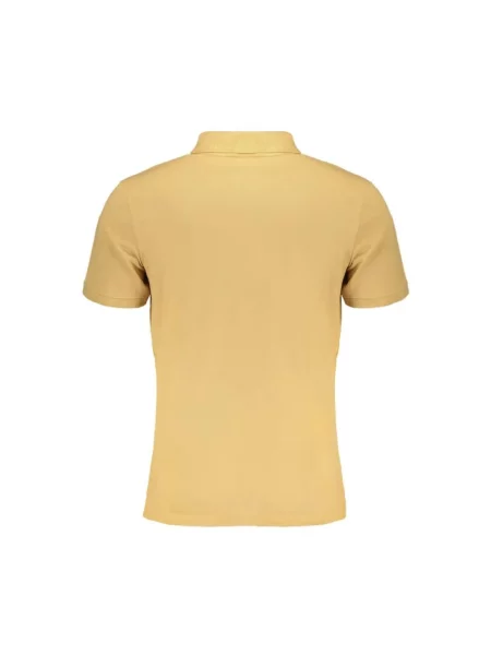 Koszulka polo Timberland z krótkim rękawem klasyczna beżowa