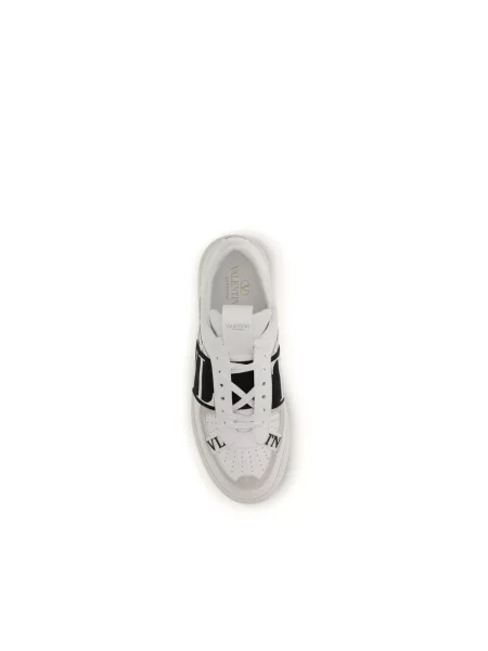Lniane sneakersy Valentino Garavani białe