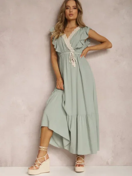 Rochie Mentă Ampanie verde