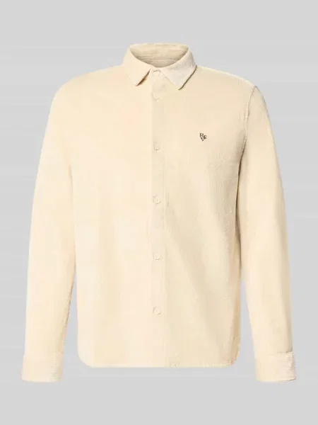 Koszula sztruksowa o kroju slim fit z mieszanki bawełny Review
