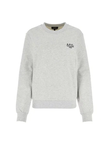 A.P.C. bluza standard rue madame GOTS z aplikacją szary