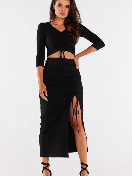 Spódnica maxi Infinite You czarna