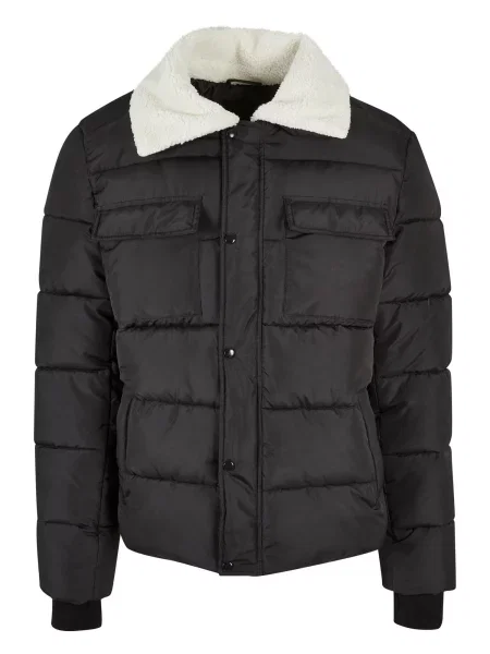 Urban Classics Geacă de iarnă gri metalic alb