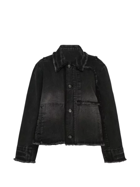 Geacă de blugi Ordinary Couture Code cu imagine negru