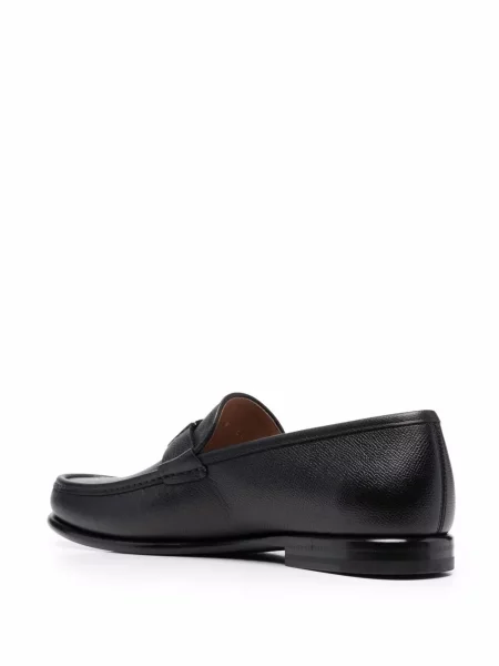 Pantofi loafer Ferragamo cu cataramă negru