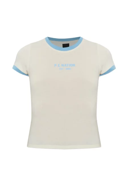 Tricou P.e Nation cu imagine alb