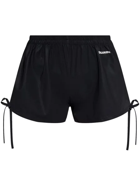 Pantaloni scurți Dsquared2 cu imagine negru