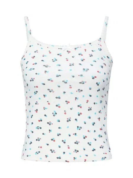 Top Tommy Jeans na ramiączkach biały